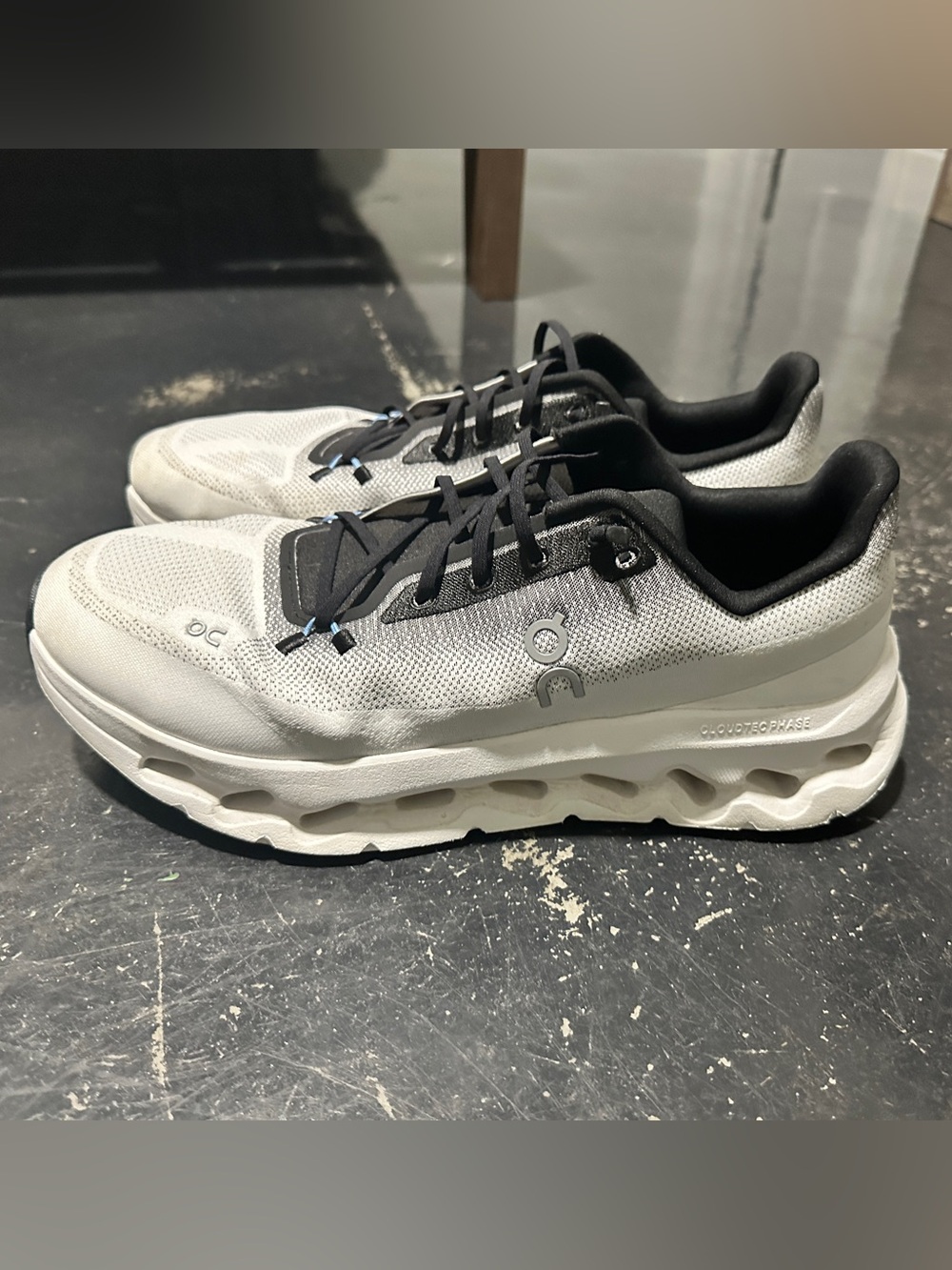 On Running Cloudnova Men's Athletic Shoes - White and Black
